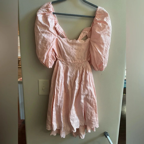 Mable Marlee Scallop Embo Dress Size Large - Picture 3 of 10